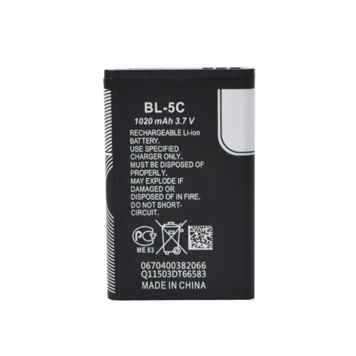 TUCHUNME  BL-5C Battery 810mAh 3.7V for Nokia  NKBF01 Cellphone Handheld Game Power