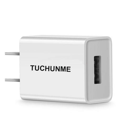 TUCHUNME USB Wall Charger, Charger Adapter  2.1Amp one Port Quick Charger Plug Cube for iPhone SE/11 Pro Max/8/7/6S/6S Plus/6 Plus/6,Galaxy S7/S6/S5 E